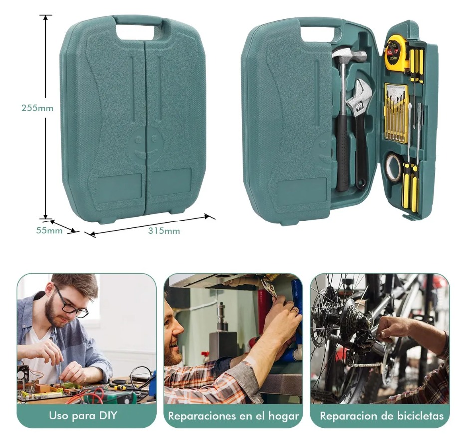 Miniatura 2 de Caja de Herramientas para hogar 28 pcs